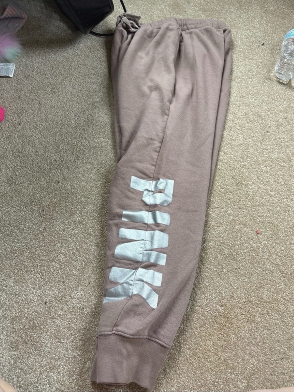 Victoria's Secret Mauve Pink Logo Joggers